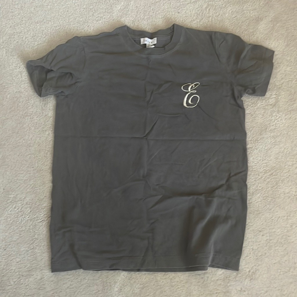 Topshop Tee With ‘E’ Initial